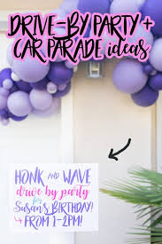 50 virtual graduation party ideas. No Contact Drive By Party Car Parade Ideas Cutefetti