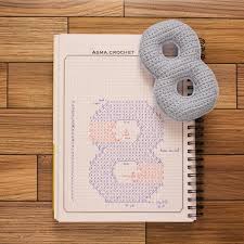 Design header for the ascii table; Numero 8 Crochet Numbers Crochet Letters Crochet Alphabet