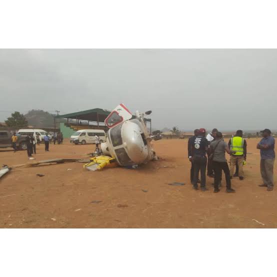 Breaking News: Osinbajo's Helicopter Crashes In Kogi State [Photos] 12