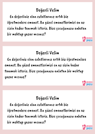 Çocuğunuzu anlatan mektup - zbavsatoho.sk