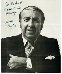 "Maytag Repairman" Jesse White Hand Signed 8X10 B&W Paperstock Photo