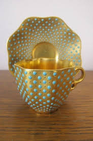 19thc Enameled Demitasse Cup Saucer Tea Cups Vintage Tea Tea Party