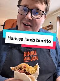Harissa Lamb Burrito Recipe for Dinner Tonight