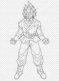 Line Art Goku Vegeta Super Saiyan Gogeta Goku Angle White Monochrome Png Pngwing Ssj blue goku and ssj vegeta vs golden frieza. line art goku vegeta super saiyan