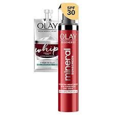 This nourishing total effects face moisturizer with spf 30 gives you seven benefits: Amazon For Olay Regenerist Mineral Sunscreen Face Moisturizer Zinc Oxide Spf 30 1 7 Oz Whip Face Moisturizer Travel Trial Size Gift Set Accuweather Shop