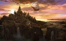 .fantasy art,cityscapes you can download or save cityscapes fantasy art artwork 1920x1200 wallpaper art hd wallpaper or share your opinion using the comment form below you can crop. Fantasy City Wallpapers Wallpaper Cave