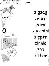 To view a lesson just click on the link. Letter Z Alphabet Activities At Enchantedlearning Com