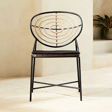 The oval back chair was inspired by seating of the art deco period. Oval Back Dining Chair Reviews Cb2