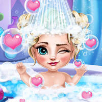 This game is no longer playable on your browser because flash has been discontinued. Play Ice Queen Elsa Baby Bath On Najox Com