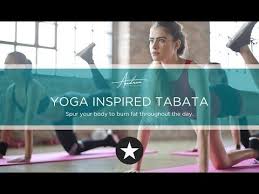 Tabata Yoga Inspired Down Dog To Plank Youtube Yoga Inspiration Quick Workout Tabata