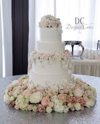 Katelyn And Jose Amy Arceneaux Designer Cakes Jenny S Floral Real Flowers On Bottom Wedding Cake Art Coral Wedding Cakes Plum Wedding Cake