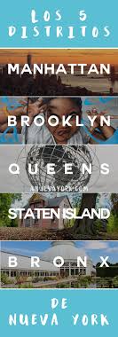 Los 5 Distritos De Nueva York Descubre Que Visitar En Manhattan Brooklyn Queens Staten Island Y El Bronx Nueva York Turismo Viaje A Nueva York Nueva York
