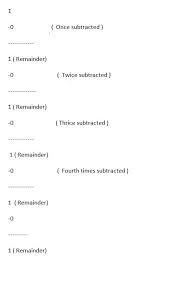 Division In Mathematics Mathematics Repeated Subtraction Subtraction
