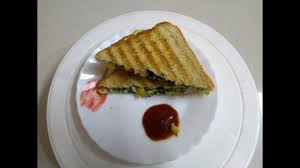 Spinach And Corn Sandwich Palak Corn Sandwich Recipe In Kannada Corn Sandwich Sandwich Recipes Recipes