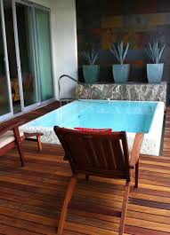 51 Refreshing Plunge Pool Design Ideas For You To Consider Godiygo Com In 2020 Small Hot Tub Plunge Pool Small Backyard Pools
