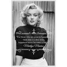 Posters/photos are sold from one collector to. Amazon Com Happiness Is Not A Habit Marilyn Monroe Quote Poster Handmade