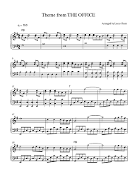 The office theme song piano sheet music pdf. The Office Theme Song Sheet Music For Piano Nbc Network Shows Television Series