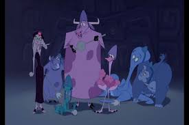 Yzma Get Them Cow Guard Hey I Ve Been Turned Into A Cow Can I Go Home Yzma You Re Excused Anybody Disney Movie Funny Emperors New Groove Disney Funny