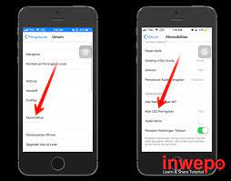 Cara Mengaktifkan Lampu Flash iPhone Untuk Notifikasi | Inwepo