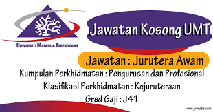 Jawatan Kosong Universiti Malaysia Terengganu Umt Terengganu Malaysia