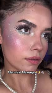 One of the easiest looks for halloween🫶🏼🧜‍♀️ #mermaid #mermaidcore  #easyhalloweenmakeup #douyin #makeup