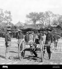 China 1900 in peking Black and White ...