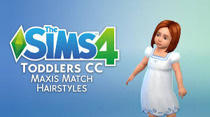 Bangin' baby hairs hey, y'all i. Sims Community On Twitter Thesims4 Cc Spotlight Toddler Maxis Match Hair Https T Co Oqqo4j0ikg