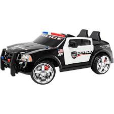 Kid Trax Dodge Pursuit Police Car 12 Volt Battery Powered Ride On Walmart Com Kids Police Car Police Cars Kids Police