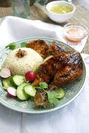 Nasi Ayam Hainanese Chicken Rice Aroma Rice Cooker Asian Recipes Chicken Rice