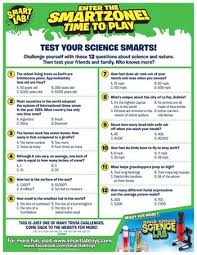 Use it or lose it they say, and that is certainly true when it comes to cognitive ability. Science And Nature Trivia 1 Smartlab Toys Trivia Questions For Kids Science Trivia Boredom Busters For Kids