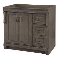 Bathroom vanities with drawers on left side. Naples 48 In W Bath Vanity Cabinet Only In Distressed Grey With Left Super Arbor