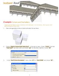 We are here to help you to know about the difference between gable and hip roofs. Roof Creation Manual Plugins Sketchup Docsity