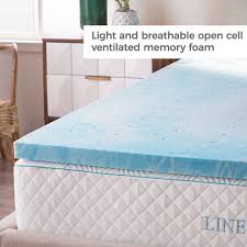 Linenspa 2 Inch Gel Swirl Memory Foam Topper Twin Kitchen Dining Memory Foam Topper Memory Foam Foam