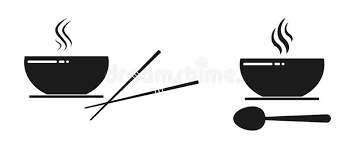 Black And White Bowl With Spoon Black Bowl With Soup Icon And Spoon Esp10 Spon Soup Bowl Black Spoon Icon Ad Black Bowl Icon Bowl