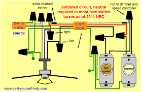 It reveals the elements of the circuit as simplified forms, as well as the power as well as signal connections in between the gadgets. Wiring Diagrams For A Ceiling Fan And Light Kit Do It Yourself Help Com