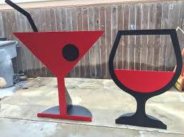 Giant Bar Glasses Wine Glass Photo Booth Prop Giant Glass Of Wine Selfie Frame