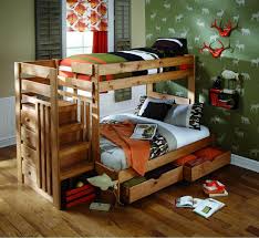 Despite their functionality, bunk beds are an excellent way to save space in any sleeping quarters. This Solid Plank Panel Bunk Bed Is The Perfect Choice For Your Child S Bedroom The Sturdy Steps And Safety Guardrails Will Keep Your Child Home Furniture Bed