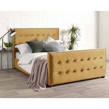 By homesullivan (7) good design winner suzanne grey wash king 14 in. Savannah Velvet Gold 5ft King Size Bed Frame Buy Online At Qd Stores