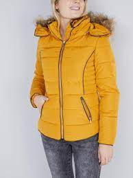 La doudoune femme est incontournable cet hiver. Doudoune Zippee Capuche Fourrure Synthetique Jaune Femme Manteau Doudoune Veste Lh Soundiata