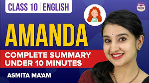 Amanda poem class 10 line by line explanation