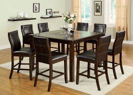 Set (rectangular dining table, 4 side chairs & 2 arm chairs) Furniture Of America Cm3669pt Townsend Counter Height Dining Room Set Dallas Designer Furniture