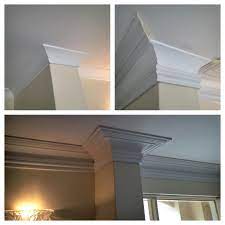 Authentic Additions Cornices That Fit To The Existing Gyprock Cornice And Mood Lighting Transform This Pillar Metal Door Cornices Ceiling Door Frame Molding