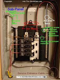 They are for readers who wish to understand how the electric shock protection devise is connected to their house electrical wiring. Wiring Electrical Sub Panel Diagram