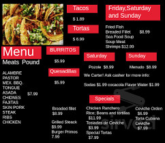I also tried their chicken, al pastor and chorizo tacos. Los Primos Menu In Franklin Tennessee Usa
