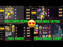 Free fire is the ultimate survival shooter game available on mobile. Free Emote Free Cupid Scar Free Indian Flag Tatoo I