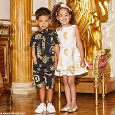 Black And Gold Theme Clothes Young Versace Girls Gold Baroque Dress Boys Black Gold Borocco Outfit Black And Gold Outfit Baroque Dress Boys Dress