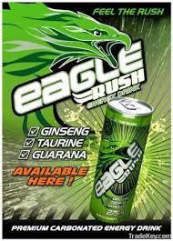 Energy is now available with a new taste and the addition of maca, a south american root known for its health benefits. Eagle Rush Premium Energy Drink By Enebev Pty Ltd South Africa