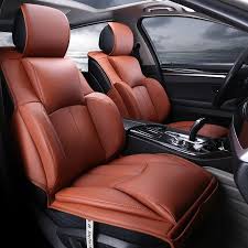 Front And Rear Leather Car Seat Cover Set For Volkswagen Vw Passat B5 B6 Polo Golf Tiguan 5 6 7 Jetta Car Leather Car Seat Covers Jetta Car Car Seat Protector