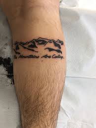 Utah Mountain Tattoo Mountain Tattoo Tattoos Watercolor Mountains Tattoo