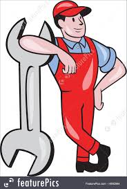 Mechanic Leaning On Spanner Wrench Cartoon Illustration Download 323,758 monkey wrench free vectors. mechanic leaning on spanner wrench cartoon illustration
